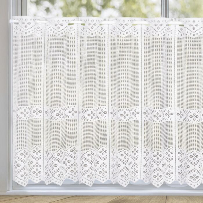 Bistrovorhang Hanna, Jacquard halbtransparent