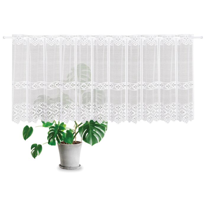 Bistrovorhang Hanna, Jacquard halbtransparent