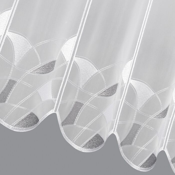 Bistrovorhang Gina, transparent, 145x45 cm