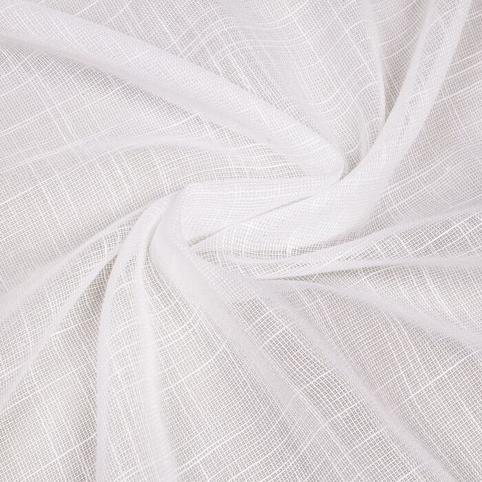 Fertigvorhang mit Gardinenband, halbtransparent, 140x245 cm