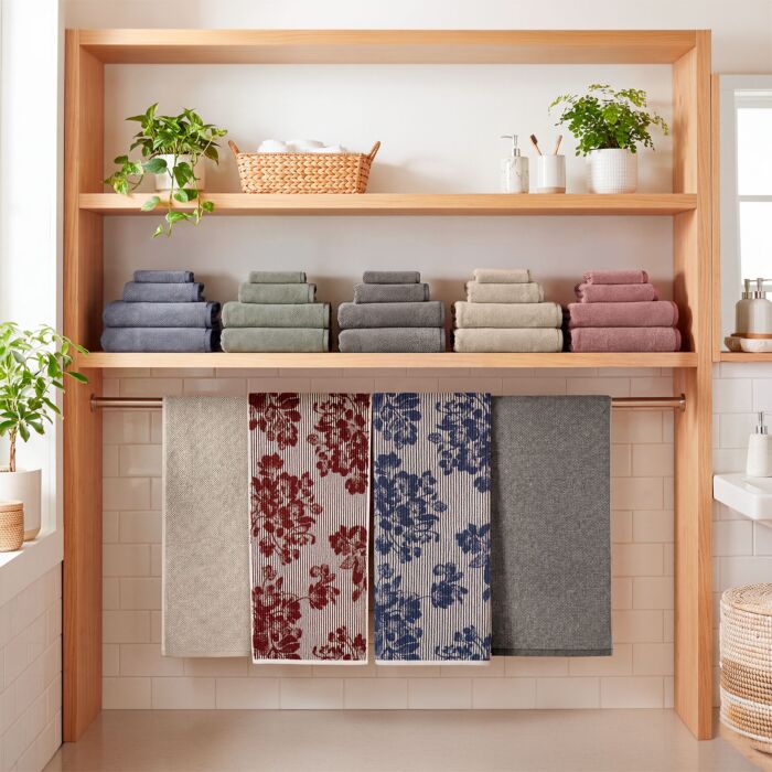 Linge éponge Two Tone, structure mélange