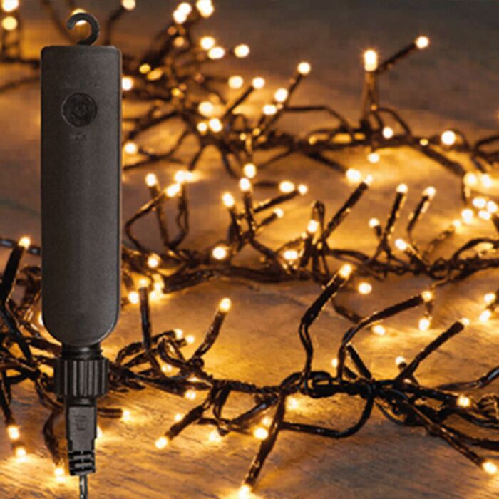 Guirlande lumineuse à LED en grappe, rechargeable