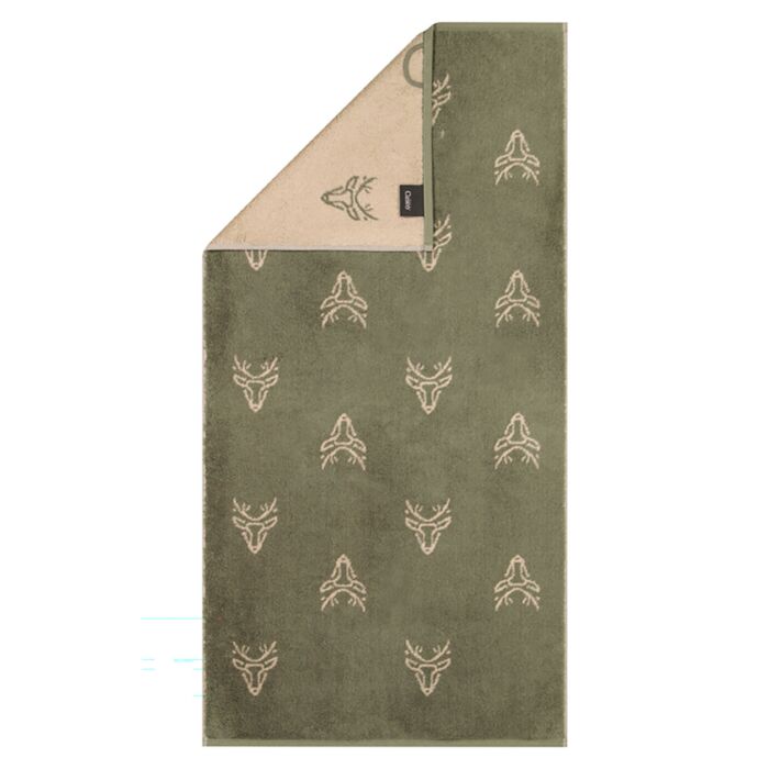 Cawö Frottierwäsche Alpenchic Allover grün – Cawö Frottierwäsche Alpenchic Allover – 70x140 cm