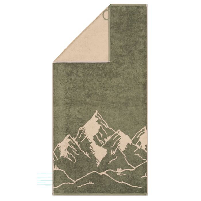 Cawö Frottierwäsche Alpenchic Berge – 30x50 cm
