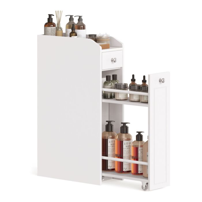 VASAGLE Badezimmerschrank mit Auszug