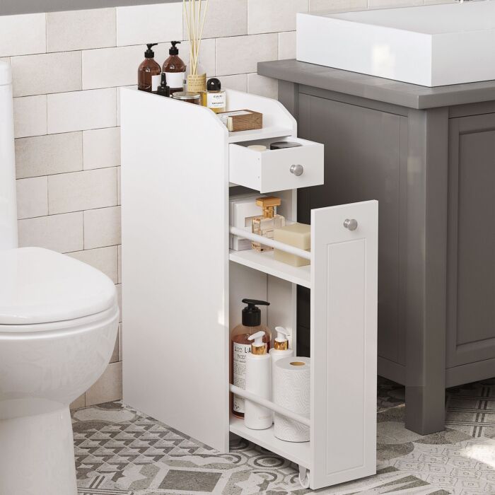 VASAGLE Badezimmerschrank mit Auszug