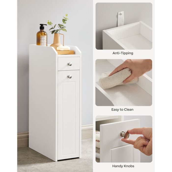 VASAGLE Badezimmerschrank mit Auszug
