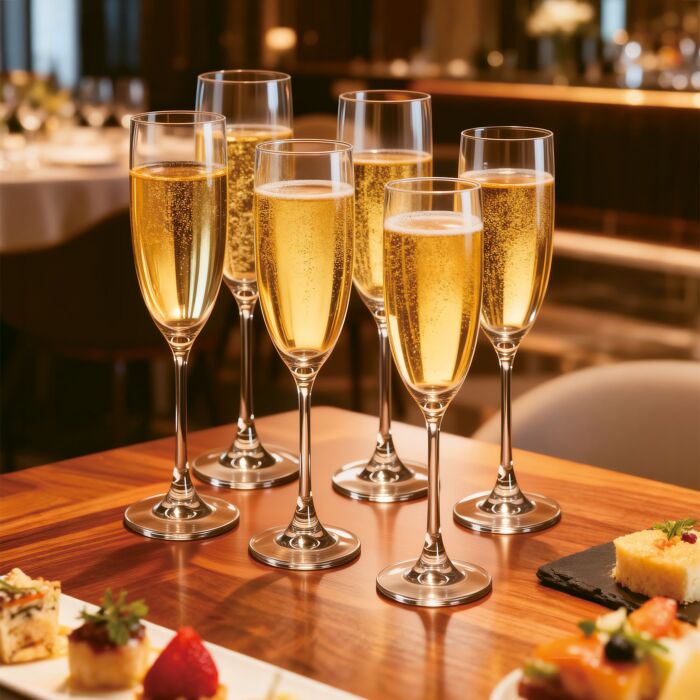 Champagnerglas-Set 6 Stück