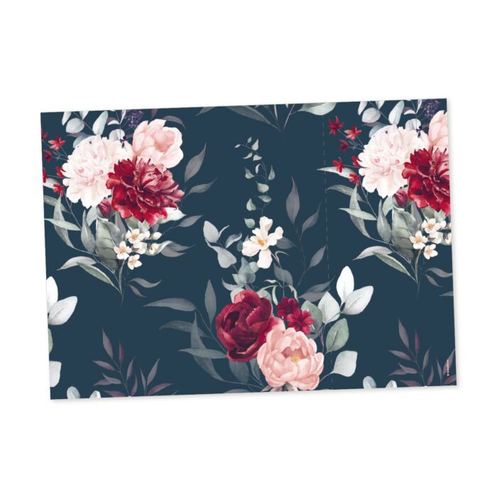 Set de table en papier Burgundy