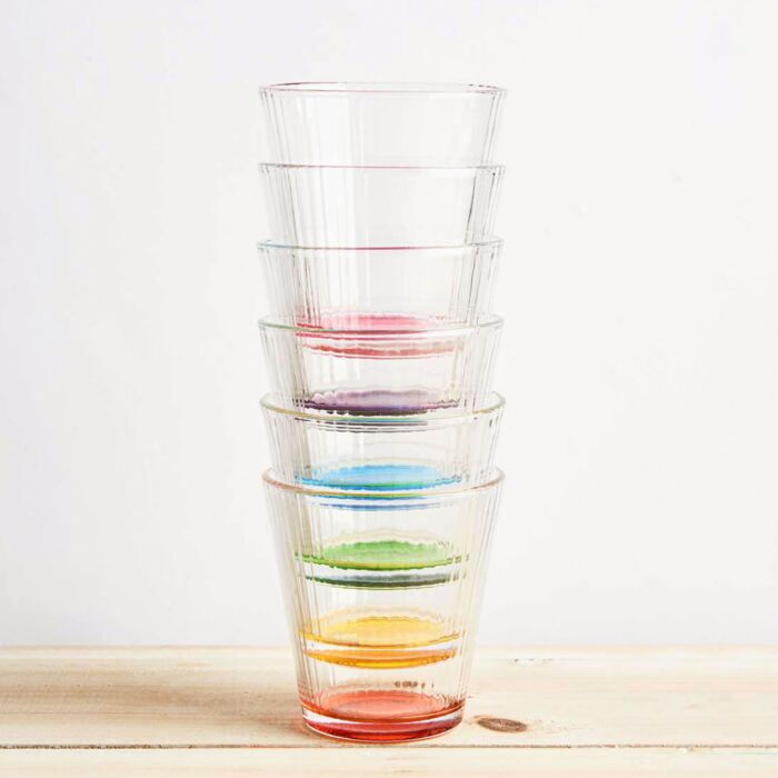 Lot de 6 verres Stripes One