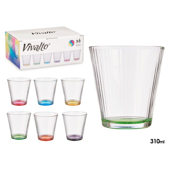 Lot de 6 verres Stripes One