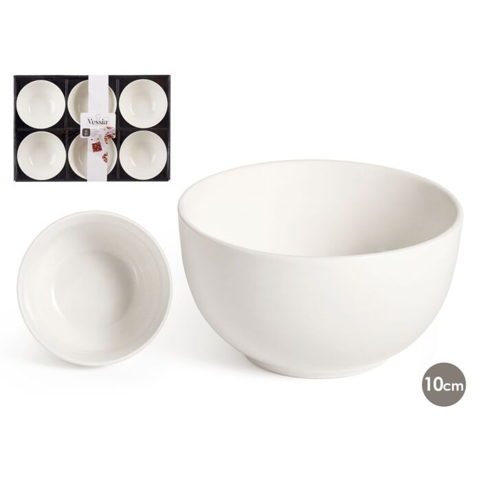 Lot de 6 bols en porcelaine