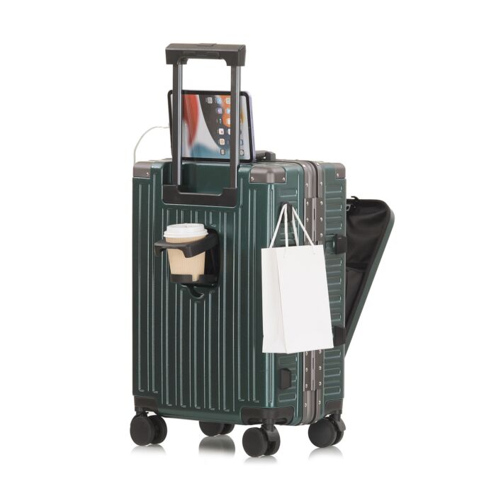 Handgepäckkoffer London, mit Laptoptasche, 55cm