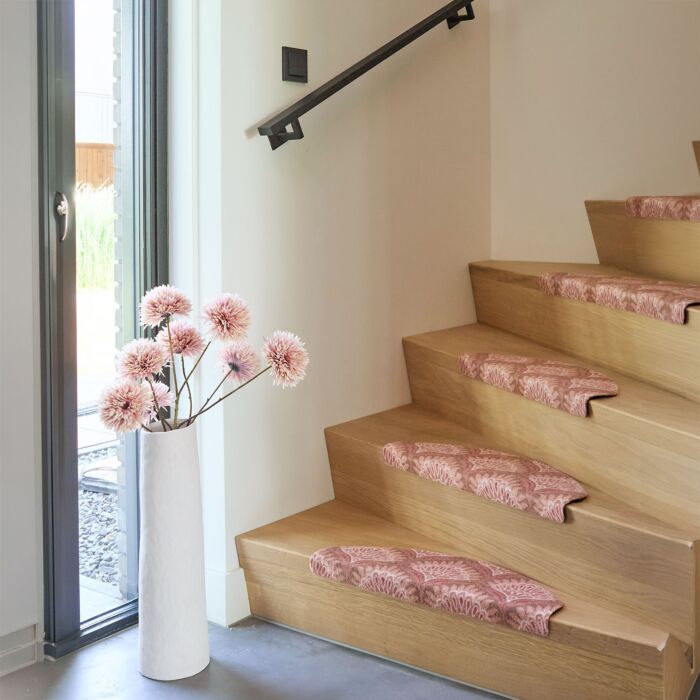 Tapis d'escalier Imke Sorbet, lot de 15