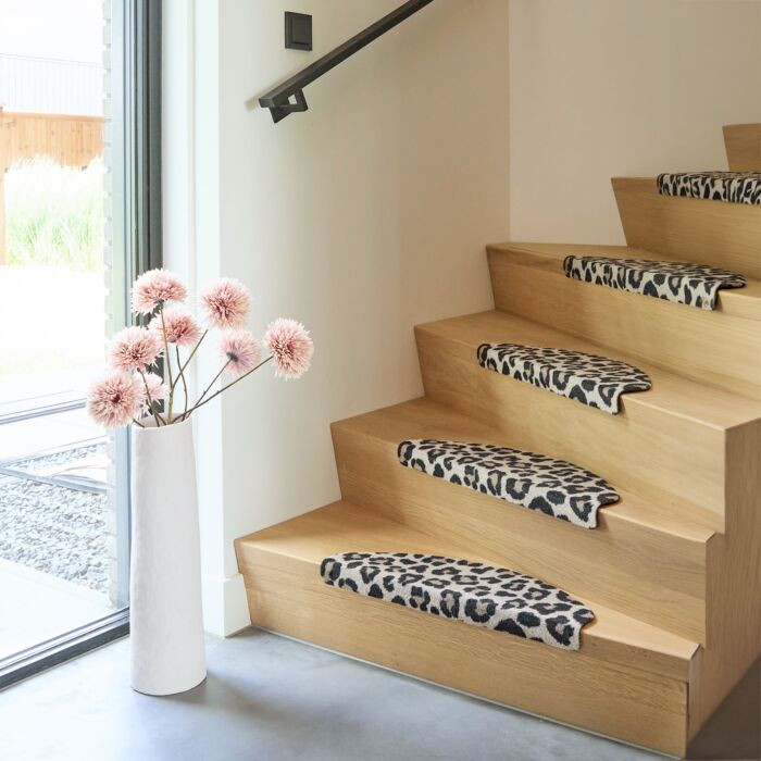 Tapis d'escalier Safari, lot de 15
