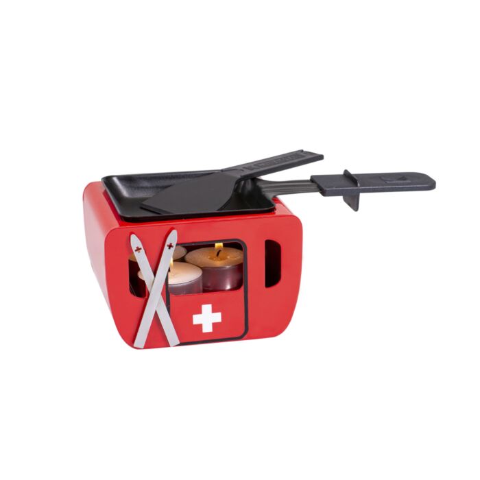 Kerzenraclette Gondel rot