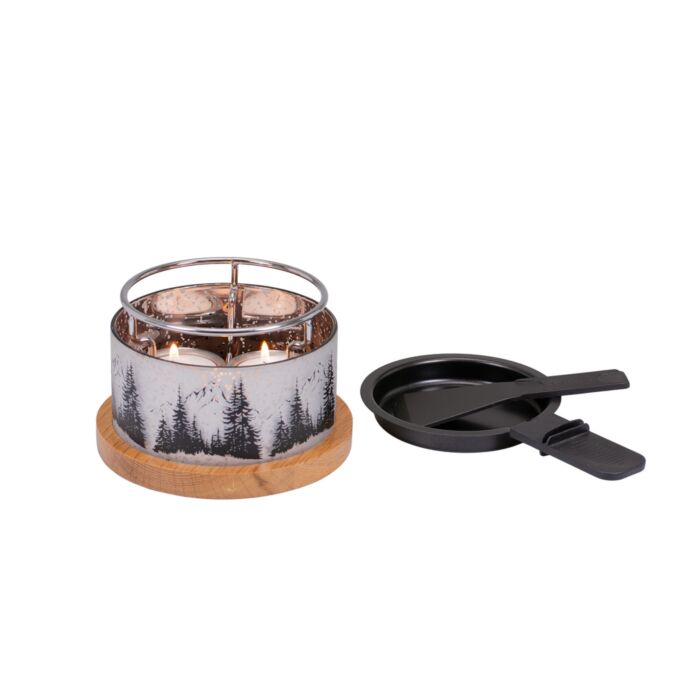 Kerzenraclette Glow Wald