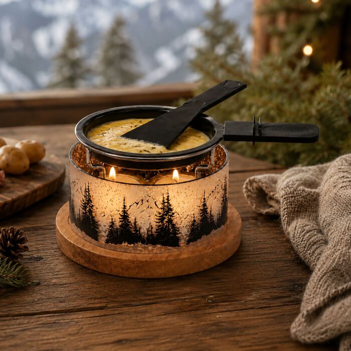 Kerzenraclette Glow Wald