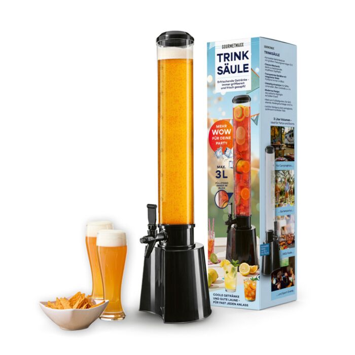 GOURMETmaxx Trinksäule, 3 l