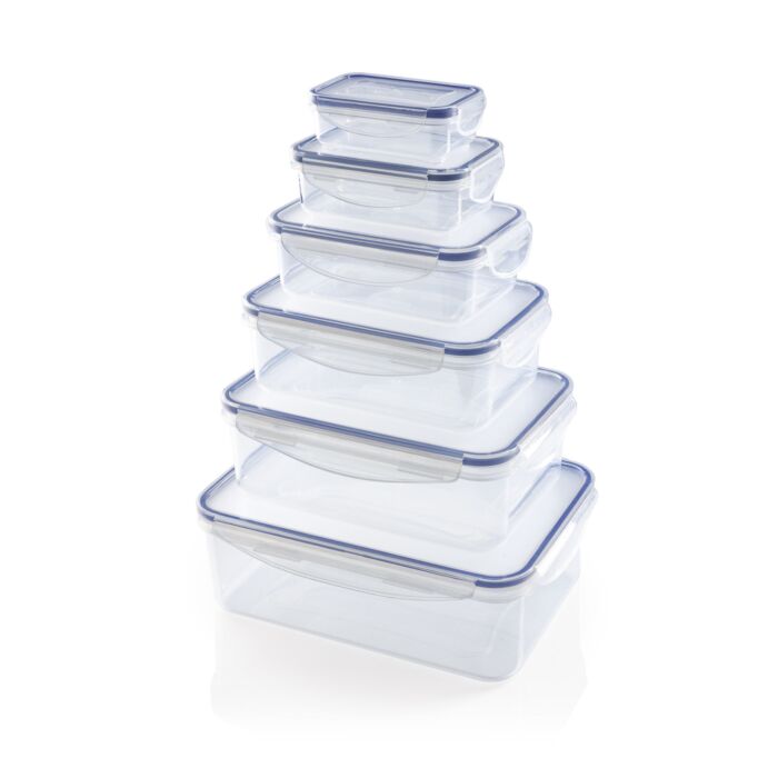 Lot de boîtes de conservation GOURMETmaxx, 6 pièces