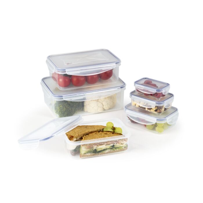 Lot de boîtes de conservation GOURMETmaxx, 6 pièces
