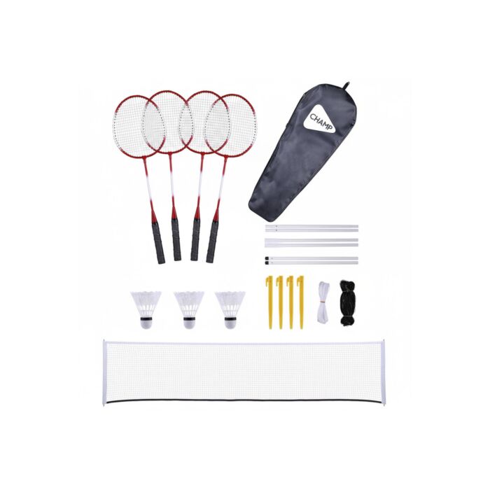 CHAMP Badminton-Set 4 Spieler