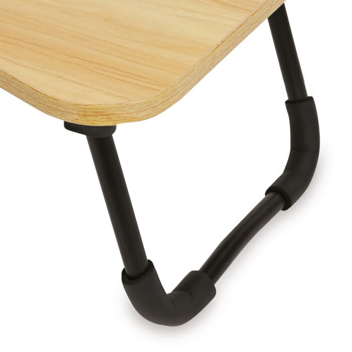 Klappbarer Laptop-Tisch in Holzoptik