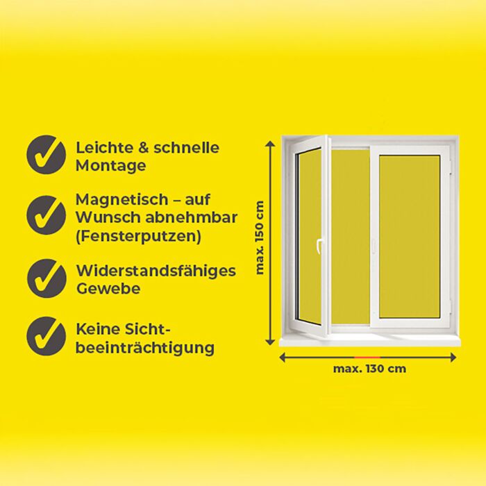 Moskitonetz Easy-Klick mit Magnetbefestigung