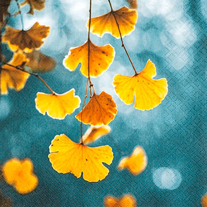 Servietten Ginkgo