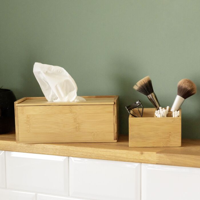 Kosmetiktuch Box Terra aus Bambus