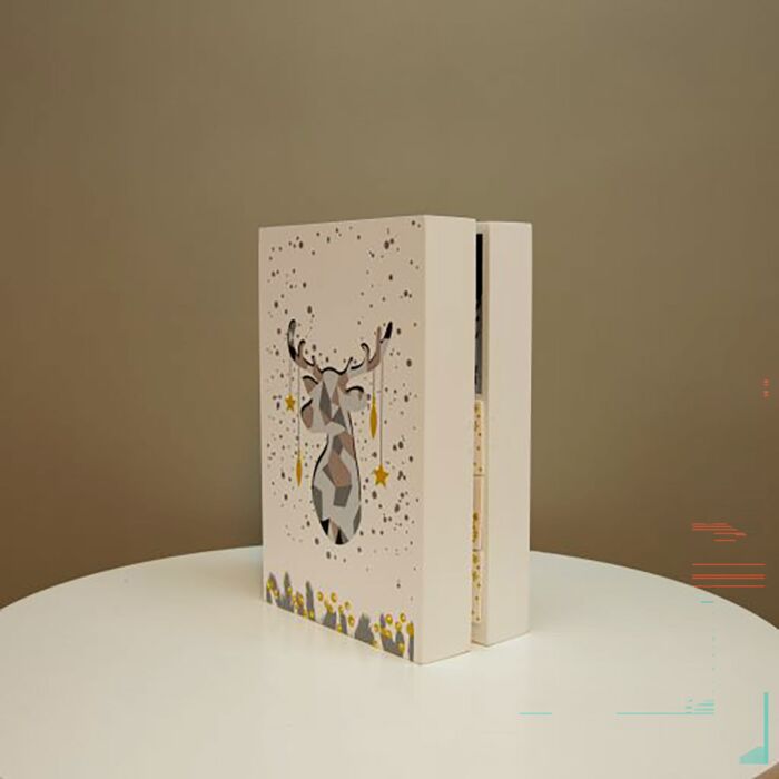 LED-Adventskalender aus Holz, inidviduell befüllbar