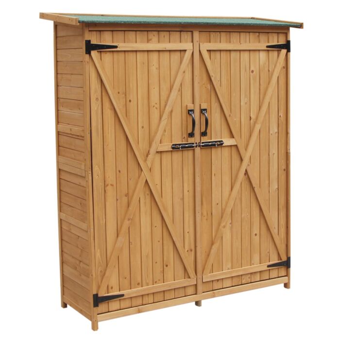 Geräteschrank aus Fichtenholz