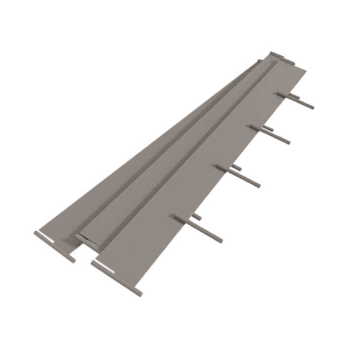 Bordure de plate-bande en métal, lot de 10 à 100 cm