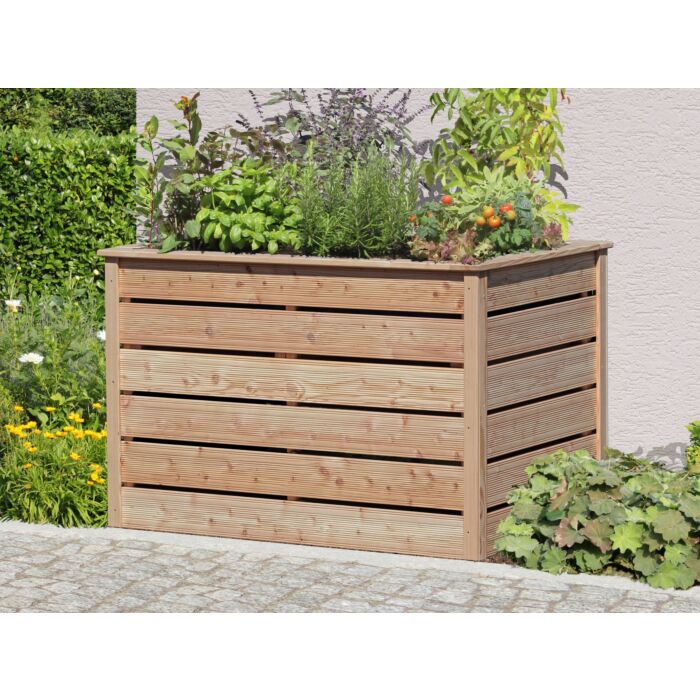 Hochbeet 80 cm FSC Lärche inkl. Pflanzfolie main product photo