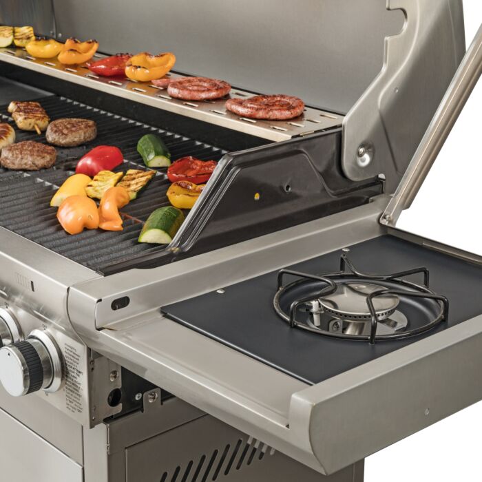 Gasgrill Edelstahl mit 6+1 Brenner