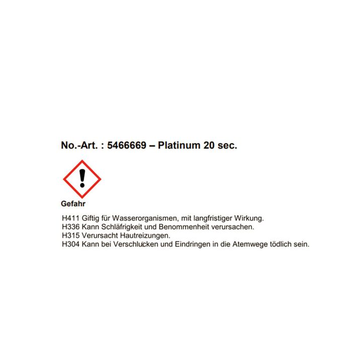 Platinum 20 Sec. Autokratzer-Entferner