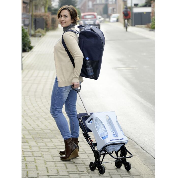 Einkaufstrolley mit Sitz