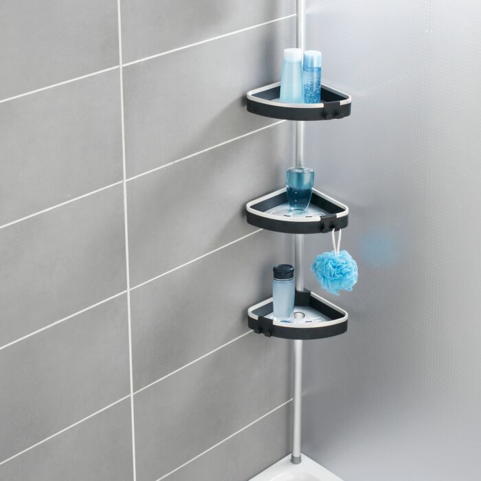 Etagère de douche télescopique d'angle Wave main product photo