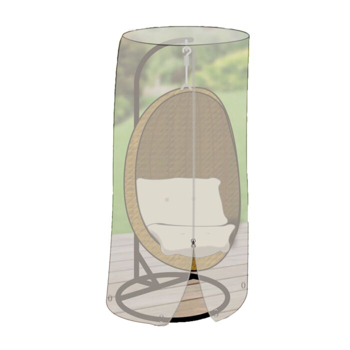 Housse de protection grise pour fauteuil suspendu