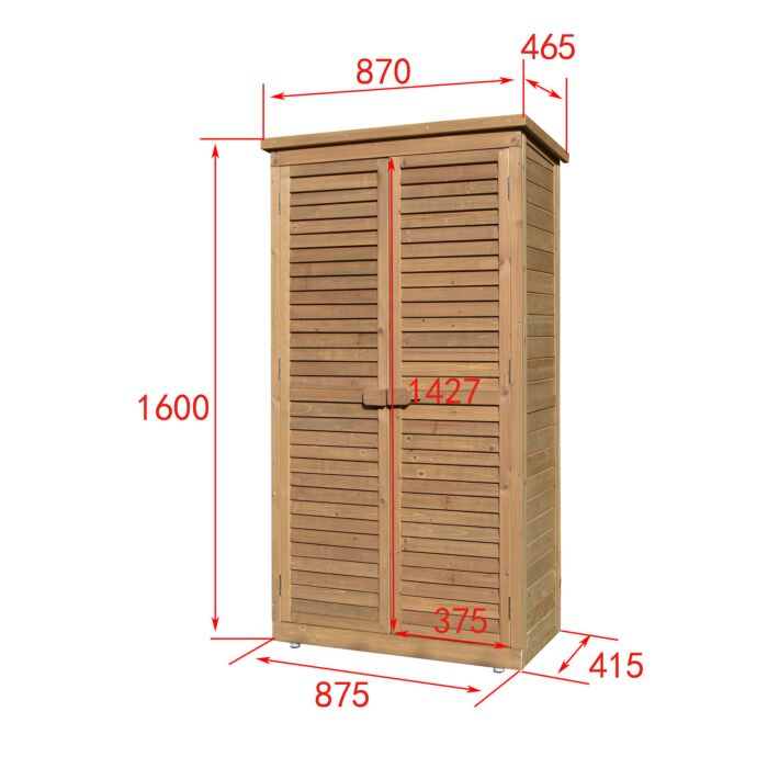 Armoire de jardin 2 portes