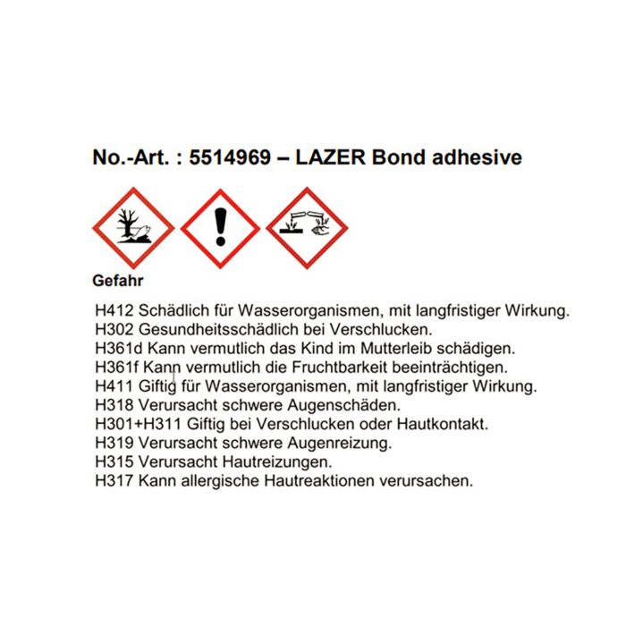 Lazer Bond résine plastique liquide avec lumière UV