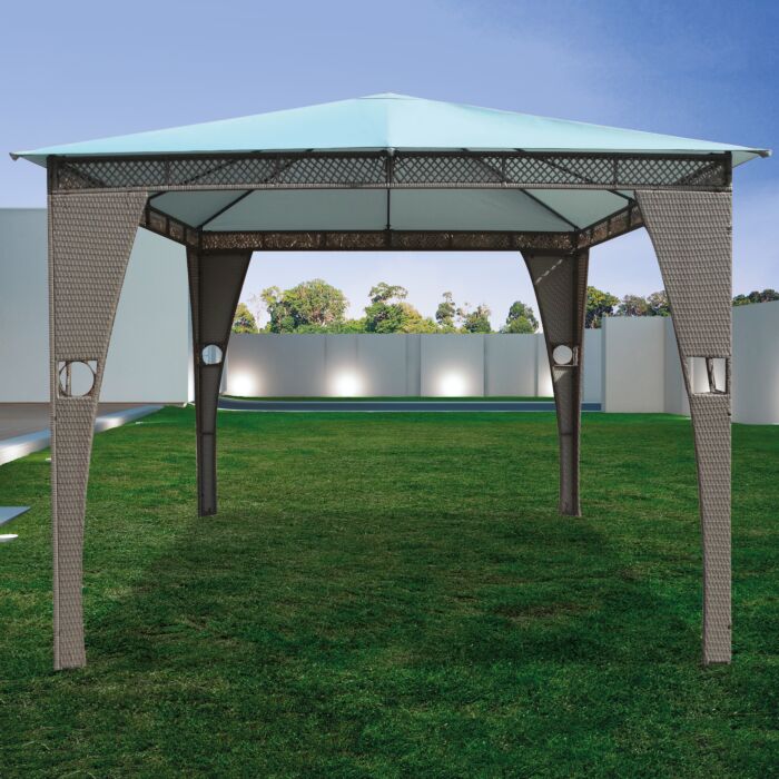 Pavillon Grau Hellgrau 3x3m Gunstig Kaufen Lehner Versand