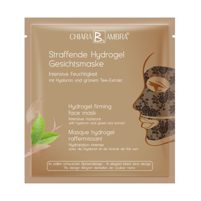 3 masques "dentelle" Hydrogel raffermissants pour le visage