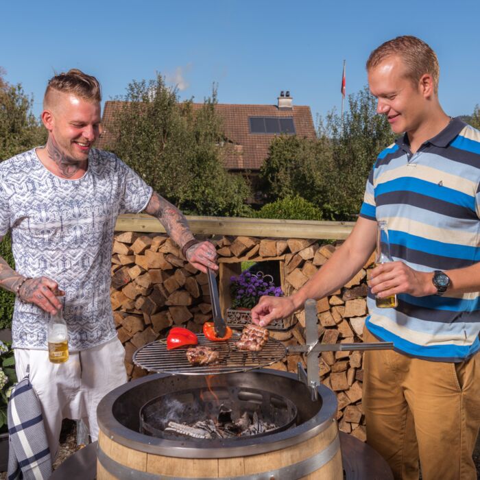 Grill- und Feuerstelle Barrique