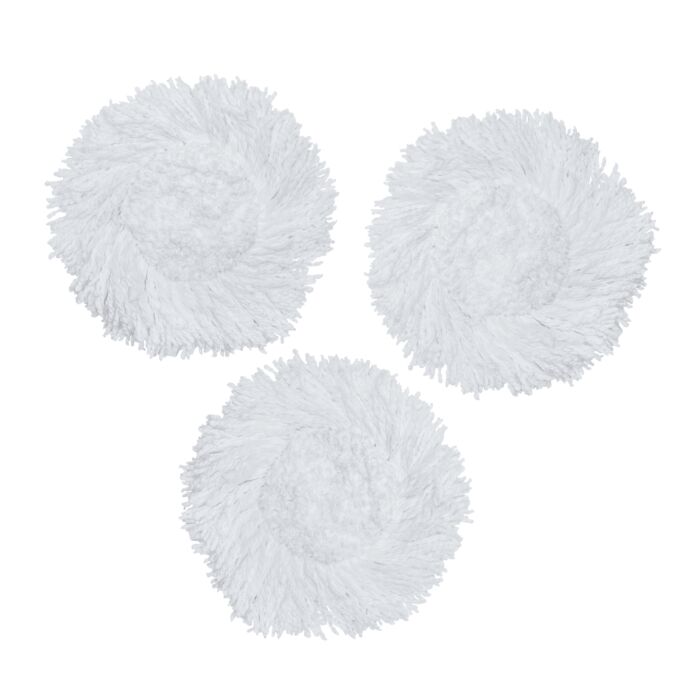 3 serpillières rondes pour Spray Mop main product photo