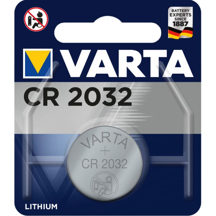 Knopfzellenbatterie CR2032, Lithium,1 Stück main product photo