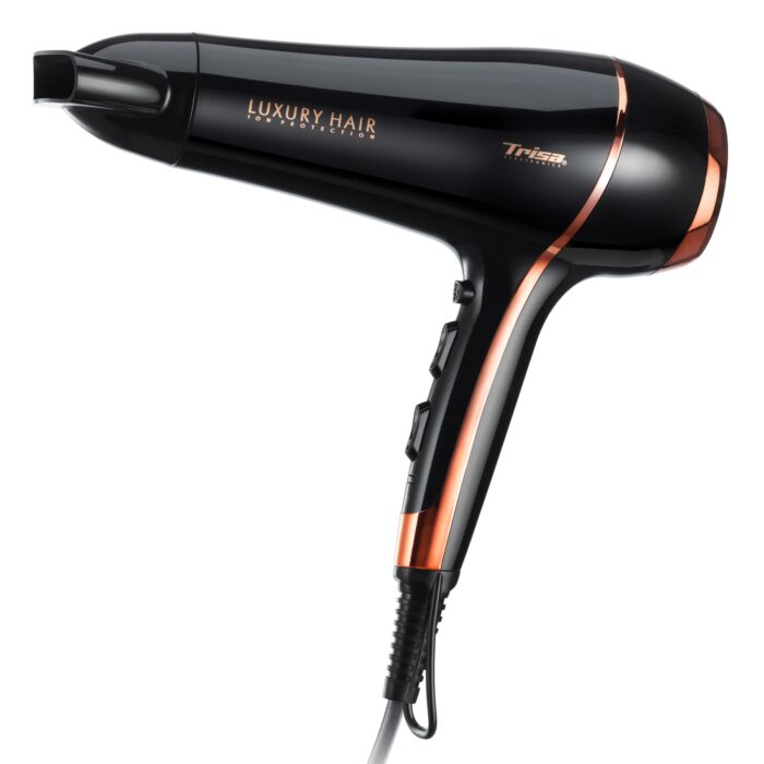 Sèche-cheveux Trisa Luxury Hair, noir-cuivre main product photo
