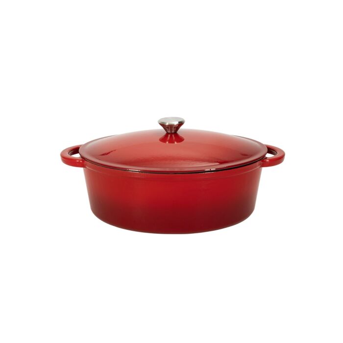 Nouvel Gusseisen Topf oval rot main product photo