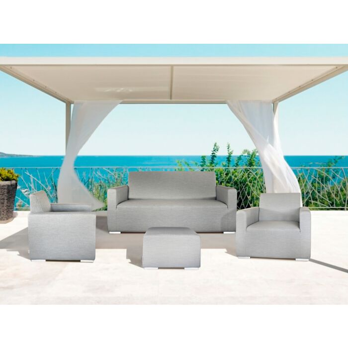 Image of Sunbrella Gartenlounge Set Cindy 4-teilig, hellgrau bei Lehner Versand Schweiz