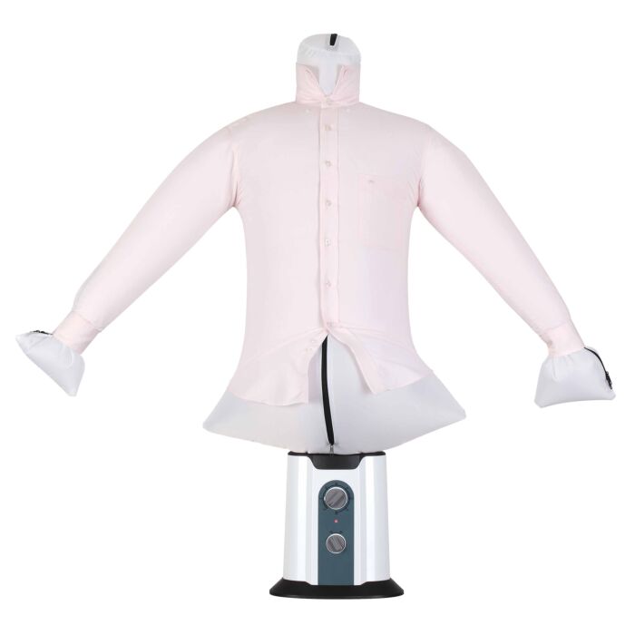 Machine à repasser chemises et pantalons, avec sèche-chaussures